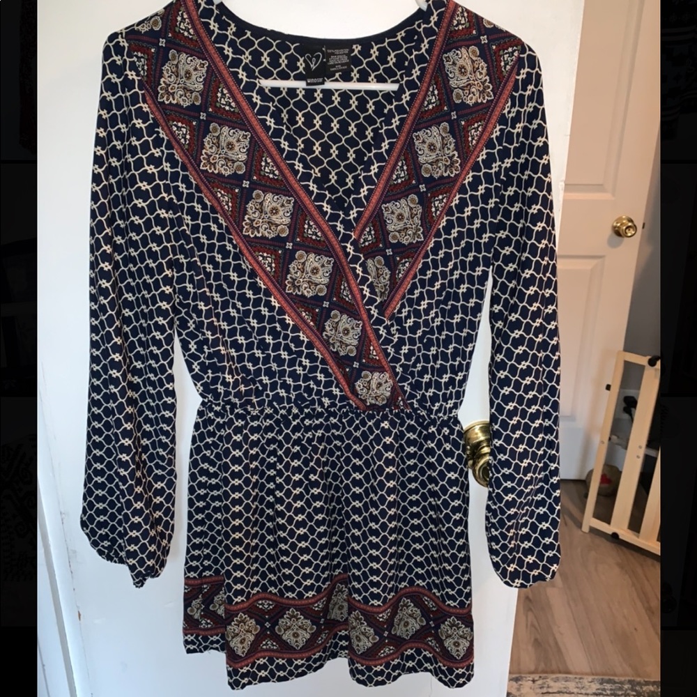 Faux Wrap Dress